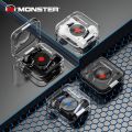 Lenovo Monster XKT01 TWS Bluetooth Earphones Blue and Black. 