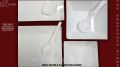 MELAMINE DOUBLE GLAZED SQUARE SHORT 52 PCS DINNER SET.. 