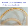 Water Inlet Hose Pipe (Braided) 1/2 inch Dia OR 3/4 inch Dia. - 2mm thick - for Pressure Washers, Garden Use etc. Select Required Dia. & Length. 