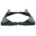 Adjustable Fridge Stand with Wheels for Washing Machine and Appliances, Waterproof, Shock-Proof, Vibration-Proof, Heavy Duty, 17-30 Inches. 