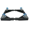 Adjustable Fridge Stand with Wheels for Washing Machines and Appliances, Waterproof, Shock-Proof, Vibration-Proof, Heavy Duty, 17-30 Inches. 