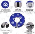 Inflatable Dog Collar, FWLWTWSS Dog Cone Collar Soft Comfy Buster Collar Protective Dog Donut Collar Cat Cone Adjustable Dog Recovery Collar for After Surgery or Wounds Healing, Does Not Block Vision UK IMPORT. 