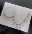 Bridal Nose Ring Nath with Chain. 