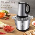 Electric Meat Grinder chopper Stainless steel sharpe blades 4 pcs 1000 Watts copper motor 3L Multi-Function Food Processor - Meat Mincer Grinder Blender Chopper Mixer by joyclick- Herbs, Onions, Garlics, Spices, by joyclick. 