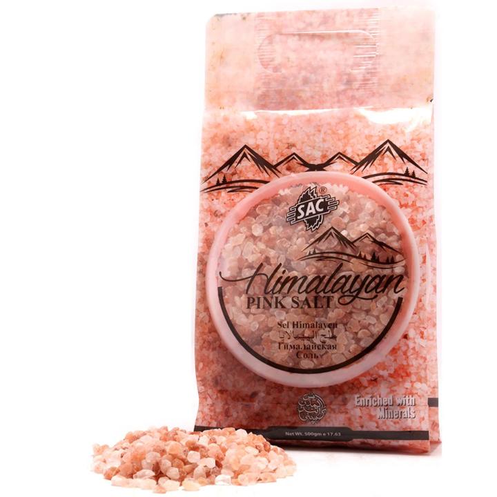 Himalayan pink Salt - 500gm- COARSE - Granules - for beauty/ Aromatherapy/ cooking - all purpose - SAC
