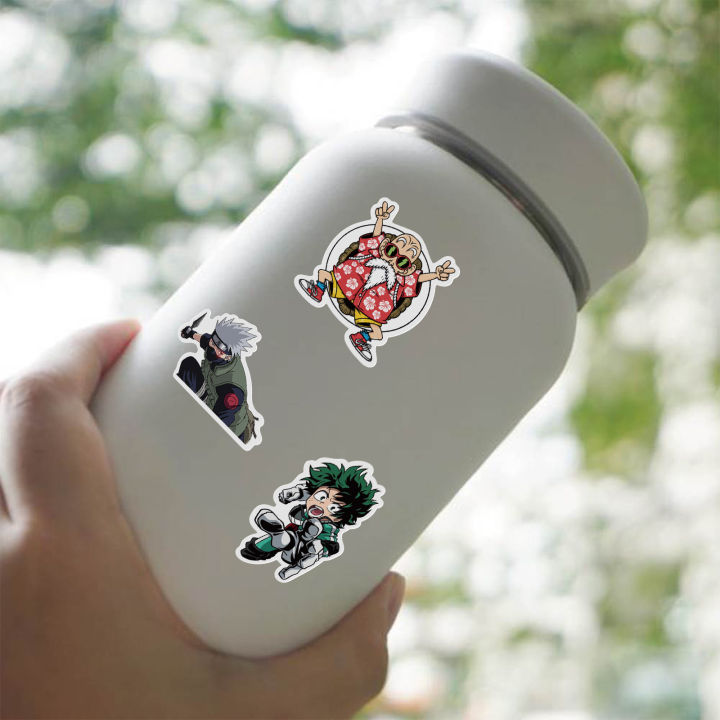 50pcs%20Mixed%20Anime%20Stickers%20One%20Piece%20Demon%20Slayer%20Naruto%20Hunter%20Anime%20Sticker%20Notebook%20Motorcycle%20Skateboard%20Computer%20Mobile%20Phone%20Cartoon%20Decal%20Toy%20-%20Image%202