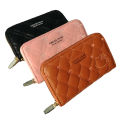 1x Long Wallet for Girls in Random Colors PU Leather Zipper Large Capacity Wallets for Women with Cards Holder in Several Beautiful Colors. 