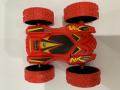 F1 Car | Friction Powered Toy Car | Push and Go Friction Powered 360 Rotating Double Sided Flip 4 Wheel Stunt Car Toy For Kids Boys Girls 360 Rotate Side Toys | 360° Rotation 4 Wheels Drive Durable Friction Powered Push and Go Toys. 