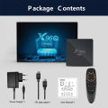 Android TV Box - X96Q Pro 8GB RAM / 128GB ROM - Smart TV Box - Android 15 With G10S Voice Remote & FREE  Extra Simple Remote - Free Lifetime IPTV Package Including Live TV Channels , Movies , Webseries - Android TV Box By Al-Buraq Tech Zone. 
