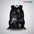Traverse  Messi theme Backpack for Boys & Girls. Large dual compartment bag Bags hand bag for girls bags for girls. 