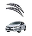 Pack of 2- High Quality Wiper Blades for Honda Civic 2012-2016. 