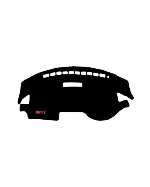 Car Dashboard Cover Carpet For Suzuki Swift - Black
