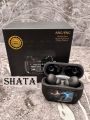Shata - A9 Pro Touch Screen LED Ear Buds ANC Wireless TWS Earbuds - Airpods Pro - Bluetooth 5.4 & Long Battery Timing With Protective Cover. 
