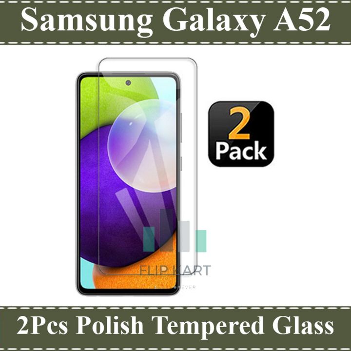 Samsung Galaxy A52 Glass Protector Tempered Glass Screen Protection Polish Glass For Samsung Galaxy A52 -2Pcs