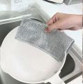 Techmanistan Wire Dishwashing Rag - Multipurpose Dish Cleaning Cloth, Reusable Kitchen Cleaning Cloth Dirt Remover, Non-Scratch Scrubbing Wire Dishwashing Cleaning Scrubber. 