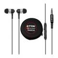 TDK Super Bass Metal Earphones with Built-in Microphone, Ergonomic Design, Stereo Sound, and Protective Pouch Ideal for PUBG and Music. 