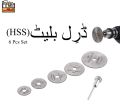 Drill Blades (HSS) 6Pcs  Mini Circular Saw Blade  Woodworking Metal  Cutting Discs Drill For Rotary Tools Drill Machine DIY. 