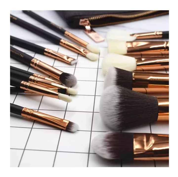 Professional%20Zoeva%2015%20Pieces%20Makeup%20Brushes%20With%20Beautiful%20Pouch-Makeup%20Tools%20-%20Image%203