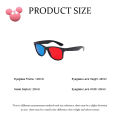 【SP】Square Frame 3D Glasses Universal Children 3D Glasses Red Blue 3D Glasses TD. 