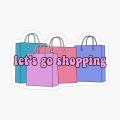 Shopping bag stickers pack of 1 3 X 2 inch. 