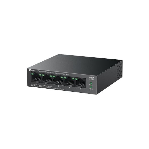 TP-Link%20Network%20Gigabit%20Desktop%20Switch%20LS105LP%205-Port%2010/100Mbps%20Desktop%20Switch%20with%204-Port%20PoE%20-%2018%20Months%20Brand%20Warranty%20-%20Image%204