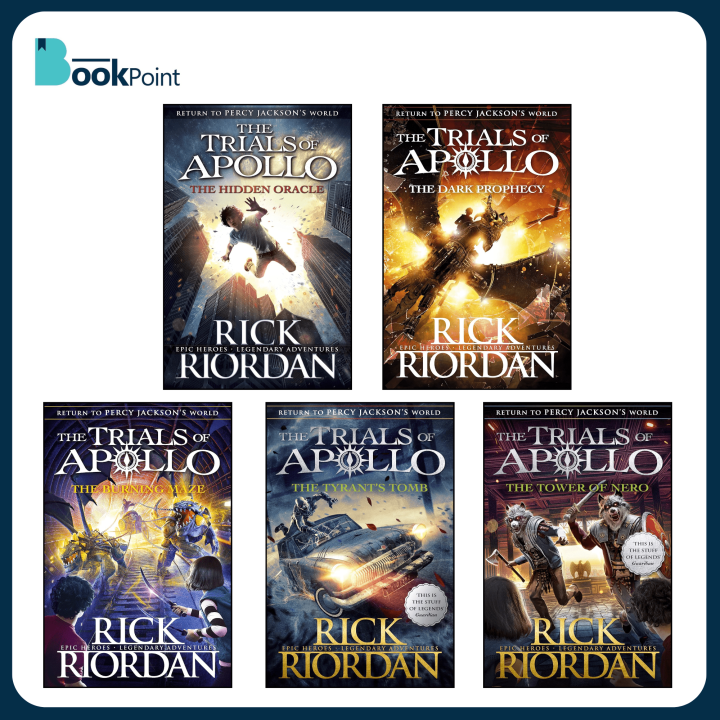 Trials of Apollo (5 book series) by Rick Riordan (Author) | Bookpoint