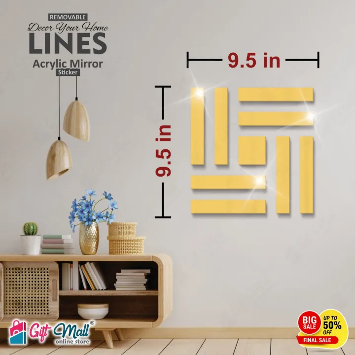 Golden%20LINES%20Acrylic%20Mirror%203D%20Panels%20Wall%20Art%20For%20Living%20Room,%20Bedroom%20and%20Bathroom%20-%20Gift%20Mall%20-%20Image%205