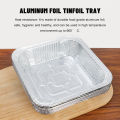 【New and Improved】 10pcs Disposable Square Air Fryer Baking Tin Container.