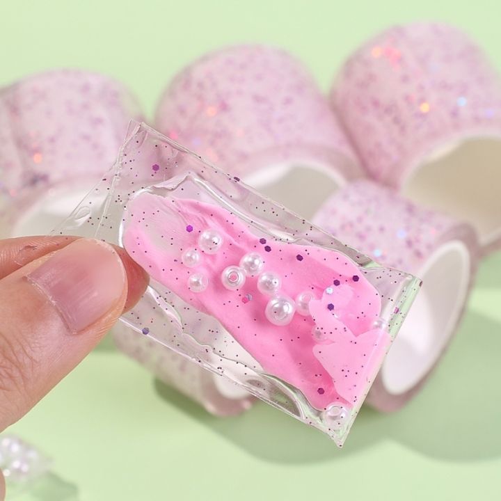 Creative%20Children'S%20Handmade%20Water%20Ball%20Adhesive%20Tape%20Toys%20%20Transparent%20Built-In%20Sequin%20Nano%20Double-Sided%20Tape%20%20DIY%20Bubble%20Blowing%20Nano%20Adhesive%20Kneading%20Music%20-%20Image%206