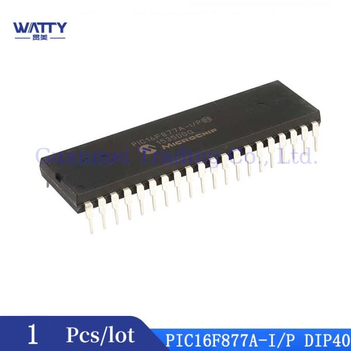 1 Pcs/Lot PIC16F877A-I/P PIC16F877 inline DIP-40 pin 8-bit microcontroller chip IC