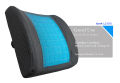 High Quality Cooling Gel Lumbar Support Cushion/ Back Rest Lumbar Support Seat Cushion with Memory Foam & Cooling Gel. 