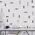 Triangle Wall Decals Stickers 50 Pieces ( 3 Inches Each). 