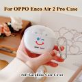 Original For OPPO Enco Air 2 Pro Transparent cartoons Silicone Earphone Case Cover. 