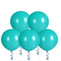 40 White & Sea Green Balloons Pack For Room Decoration. 