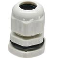 Waterproof Cable Gland Nylon Plastic White PG 7 to PG 16 Cable Locking Connector. 