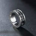 rings for girls R0852-HK02 Couple Ring Fashion Korean Version Men's Retro Super Cool Titanium Steel Ring Trend Women's Ring. 