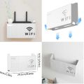 Wall Mounted Storage Router Shelf Holder router box Office Media Decor Console Wifi box Rack Bracket Hangings Wall Shelf. 