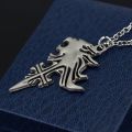 Final Fantasy Viii Necklace Sleeping Lion Heart Griever Squall Leonhart Lion Head Pendants Game Jewelry281373. 