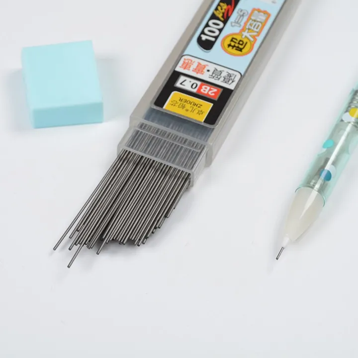 100Pcs/Box%200.5/0.7mm%20Mechanical%20Pencil%20Replace%20Lead%20Pencil%20Refill%20Erasable%20Smooth%20Writing%20Drawing%20Stationery%20Graphite%20Lead%202B%20-%20Image%205