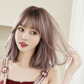 Factory Wholesale Wig Women's Short Hair Rinka Haircut Shoulder-Length Full Top Hair Cover Natural & Fluffy Collarbone Length Haircut Curly Hair Inner Buckle. 