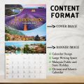 VC Art 2023 Public Holiday With Lunar / Islamic Date / Horse Desk Calendar Kalendar Meja Planner Table. 