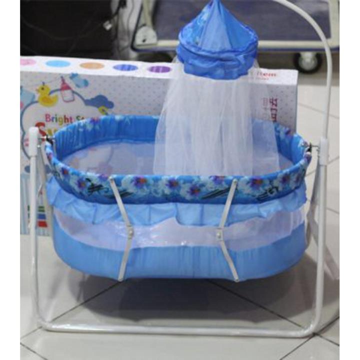 Baby%20Swing%20Cot%20&%20Cradle%20With%20Mosquito%20Net%20Baby%20Jhola%20-%20Image%204