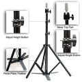 Hair Dummy Stand Tripod Training Mannequin Head Holder Iron Display Hair Stand Black. 