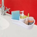 Multipurpose Liquid Soap Dispenser and Sponge Holder for Bathroom & Kitchen. 