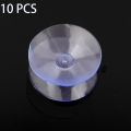 1/10Pcs 20/30/35Mm Transparent Thicken PVC Double Sided Round Vacuum Table Suction Cups/Household Lightweight Non-slip Glass Sucker Pads Without Trace. 