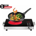 ANCHERPLUS Germany Electric Stove 2200w Model SV-14 Infrared Cooker Hot Plate Induction Cooker Touch Panel Effective and Constant Temperature Control .Standard size26 cm .Smart Cooking Safe and Energy Saving Easy to Clean |BLACK Colour /. 