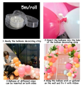 Balloon Decorating Strip Connect Chain DIY Balloon Arch Strip Tape Plastic 5M. 