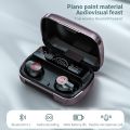 M23 TWS Bluetooth 5.1 Earbuds 3D Smart Touch Control HIFI Music Wireless Earphone with Type-C Charging Box. 