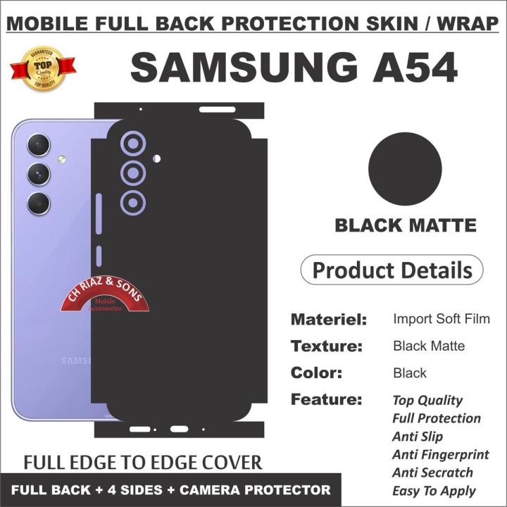 Samsung A54 FULL BACK 360 premium Protection Skin Wrap full cover