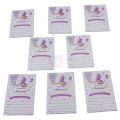 Mermaid Invitation Cards - 4 Inch By 3 Inch - Invitation Cards - Mermaid Theme - Purple - Girls - Pack Of 8. 